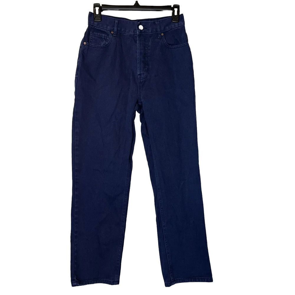 PacsunJeans Wmns 6 Blue High Rise Straight Ankle Button Fly